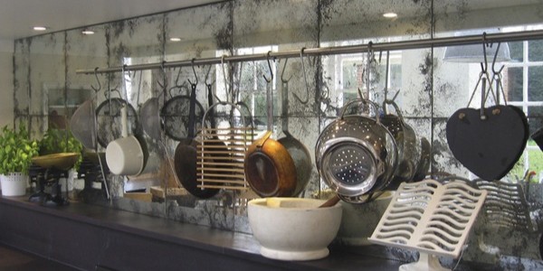 Antique Mirror Glass Splashback
