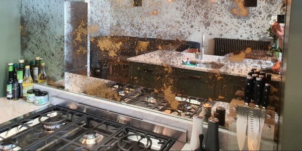 Antique Mirror Glass Splashback