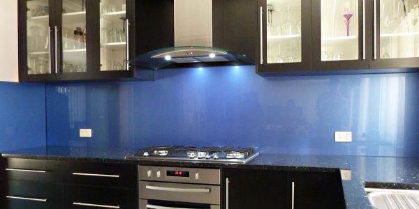 Metallic Glass Splashback