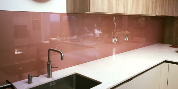 Metallic Glass Splashback