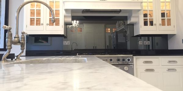 Tinted Mirror Glass Splashback