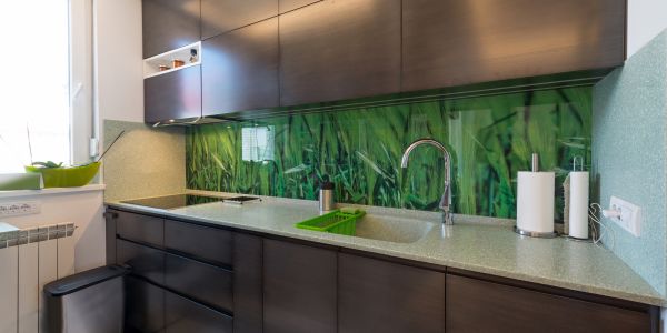 Printed Glass Splashback