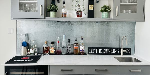 Vintage Glass Splashback